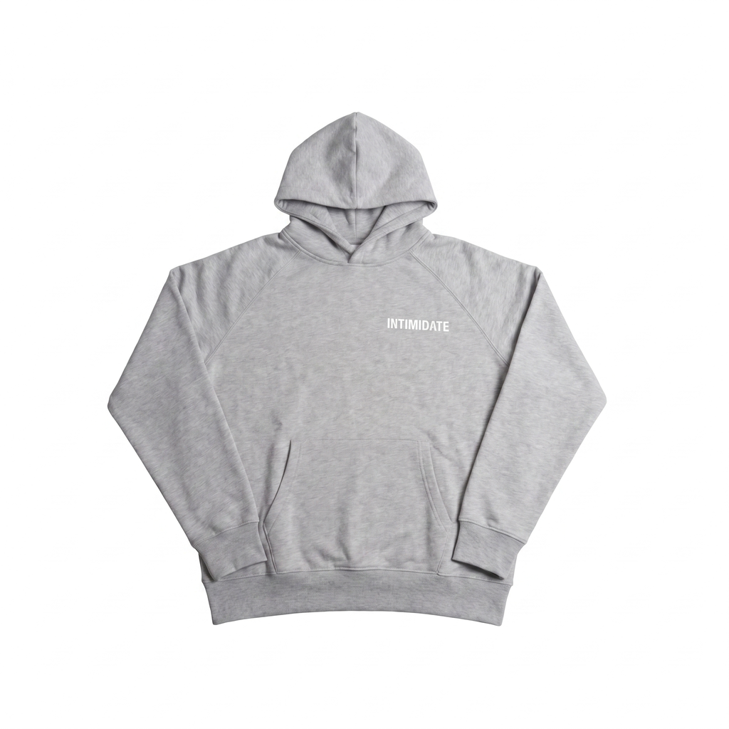 INTIMIDATE Concrete Grey Hoodie