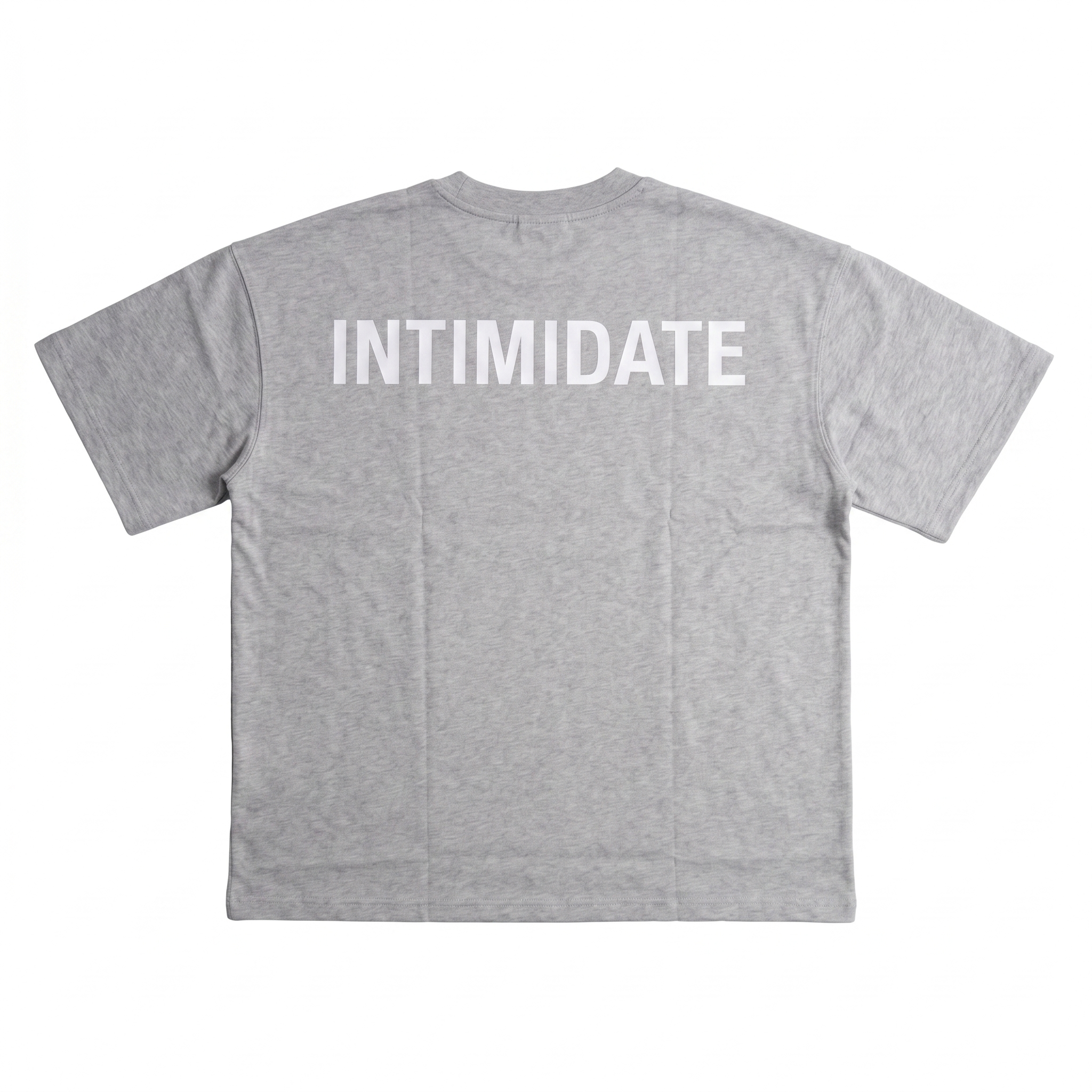 INTIMIDATE Oversized Concrete Grey Tee