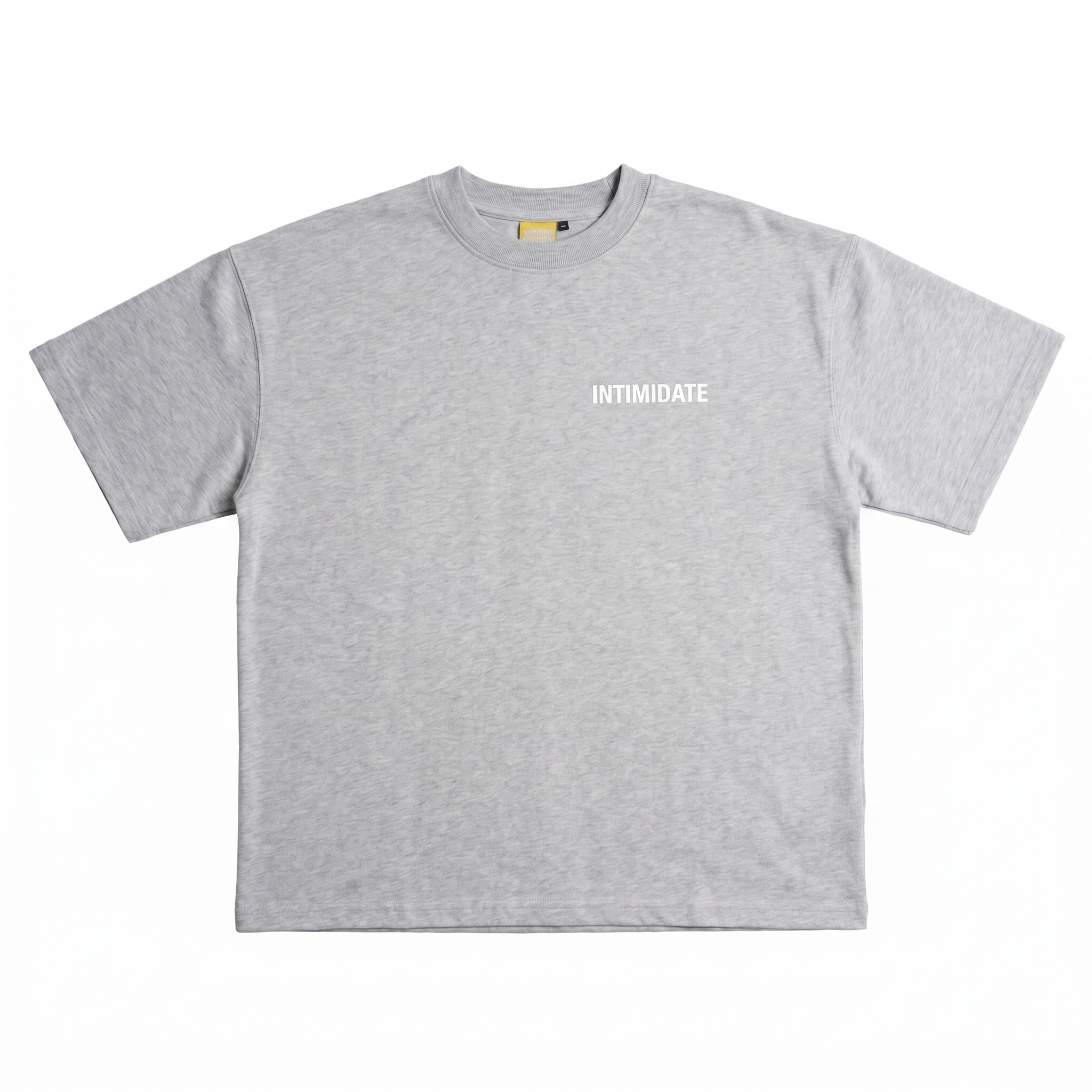 INTIMIDATE Oversized Concrete Grey Tee